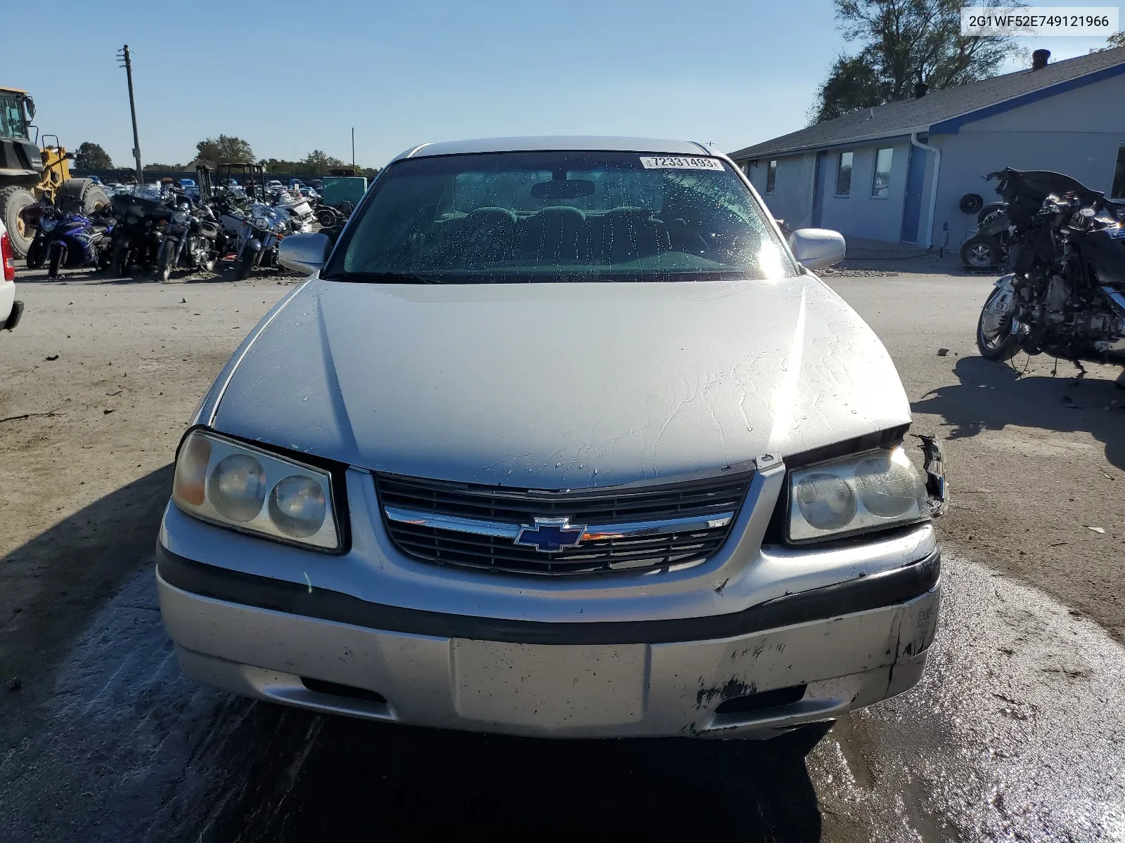 2004 Chevrolet Impala VIN: 2G1WF52E749121966 Lot: 72331493