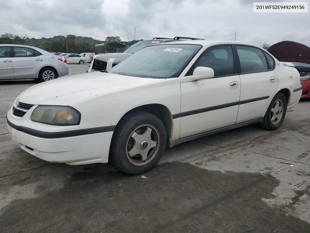 2004 Chevrolet Impala VIN: 2G1WF52E949249156 Lot: 73154254