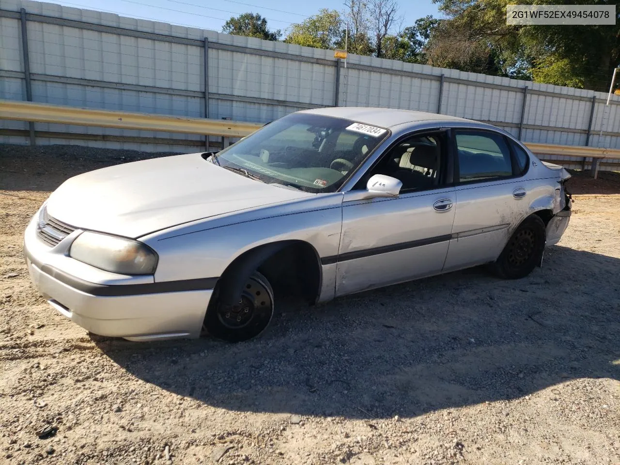 2004 Chevrolet Impala VIN: 2G1WF52EX49454078 Lot: 74617034