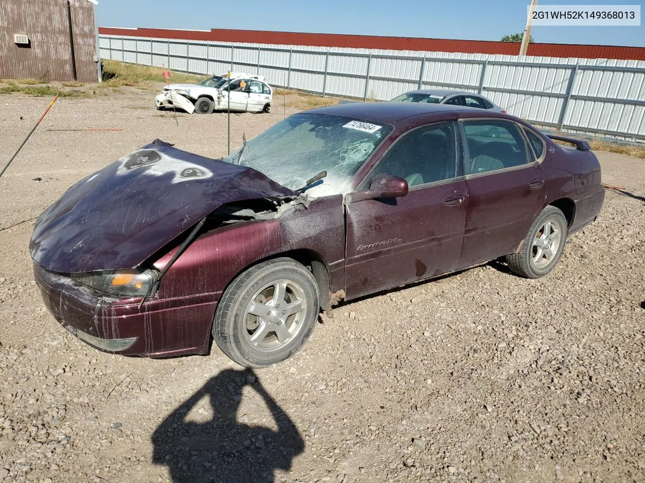 2004 Chevrolet Impala Ls VIN: 2G1WH52K149368013 Lot: 74766464