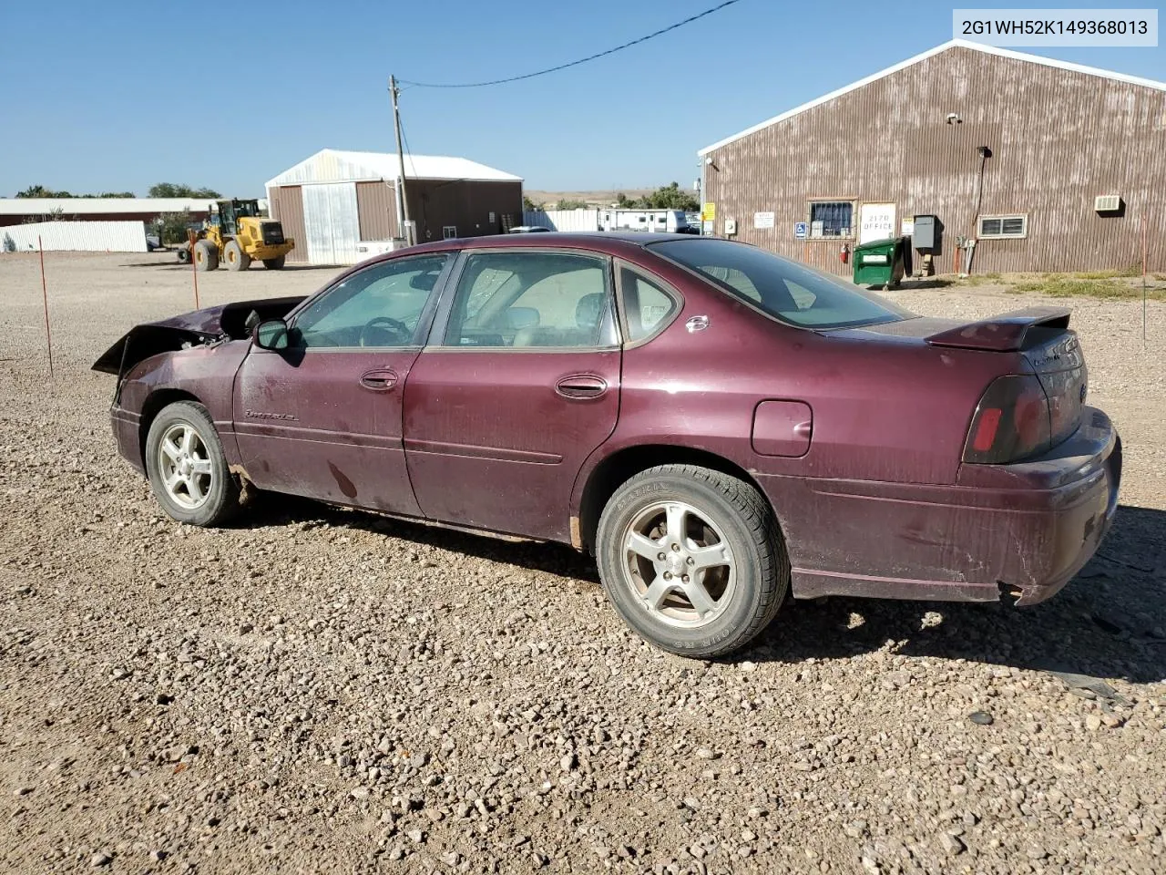 2004 Chevrolet Impala Ls VIN: 2G1WH52K149368013 Lot: 74766464