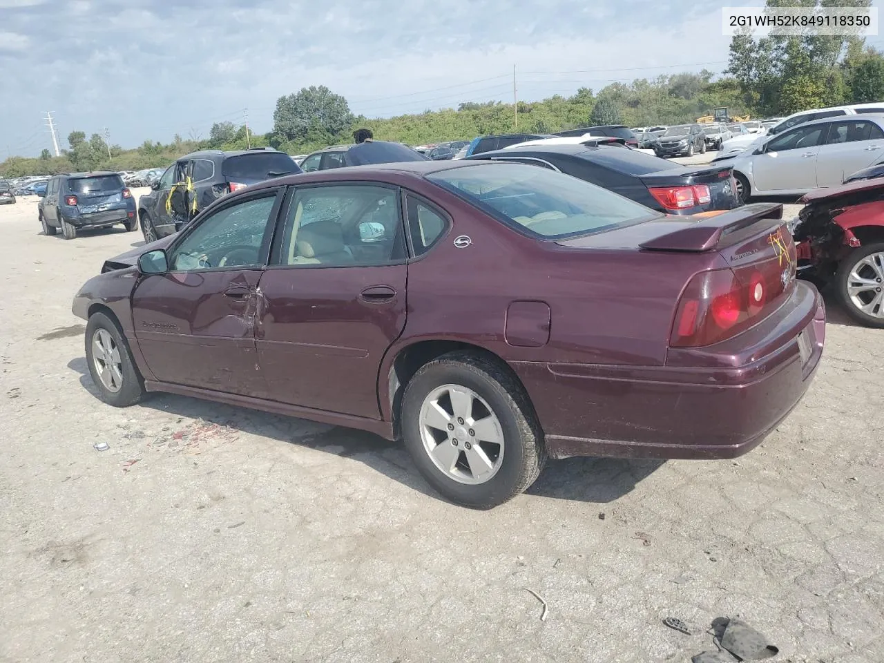 2004 Chevrolet Impala Ls VIN: 2G1WH52K849118350 Lot: 74823404