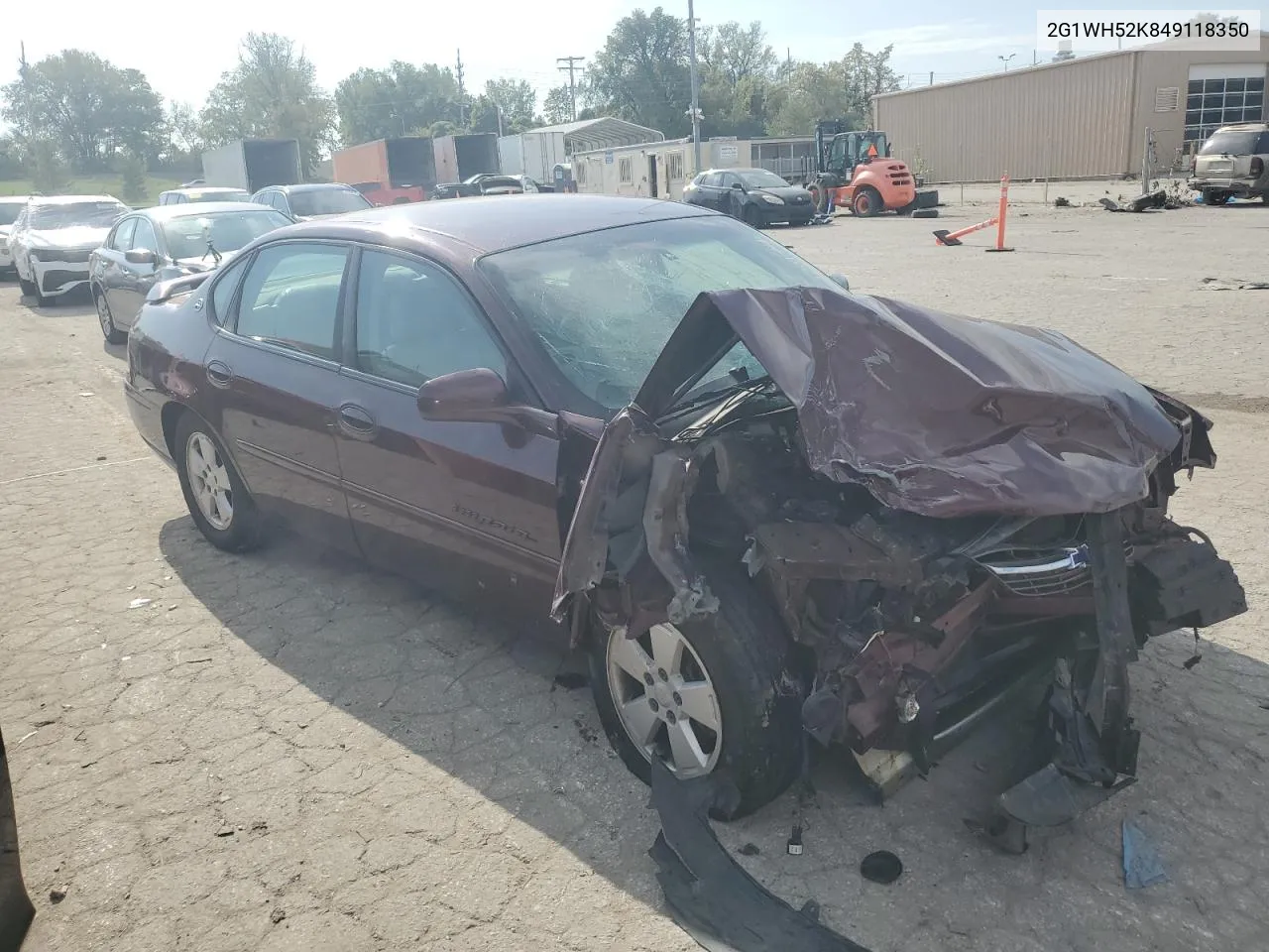 2004 Chevrolet Impala Ls VIN: 2G1WH52K849118350 Lot: 74823404