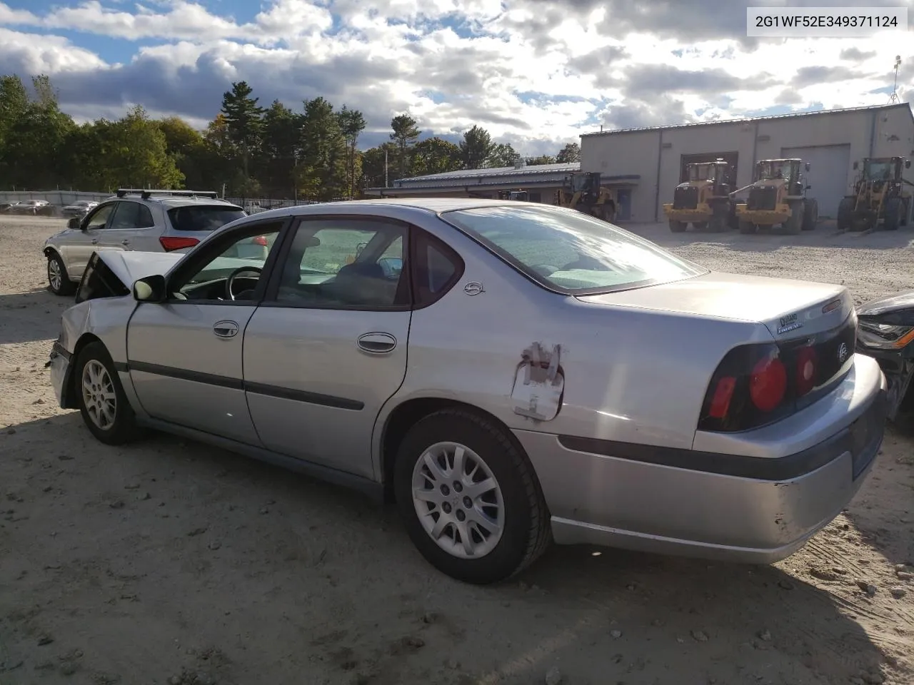 2004 Chevrolet Impala VIN: 2G1WF52E349371124 Lot: 74989214