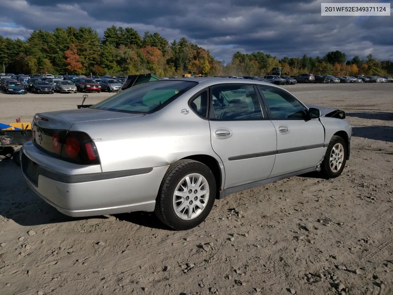 2004 Chevrolet Impala VIN: 2G1WF52E349371124 Lot: 74989214