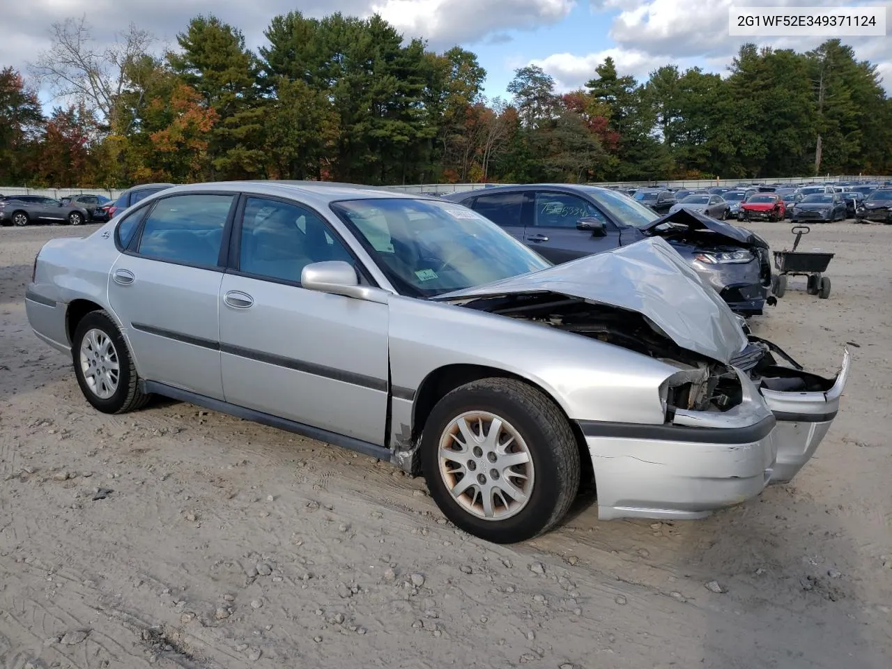 2004 Chevrolet Impala VIN: 2G1WF52E349371124 Lot: 74989214