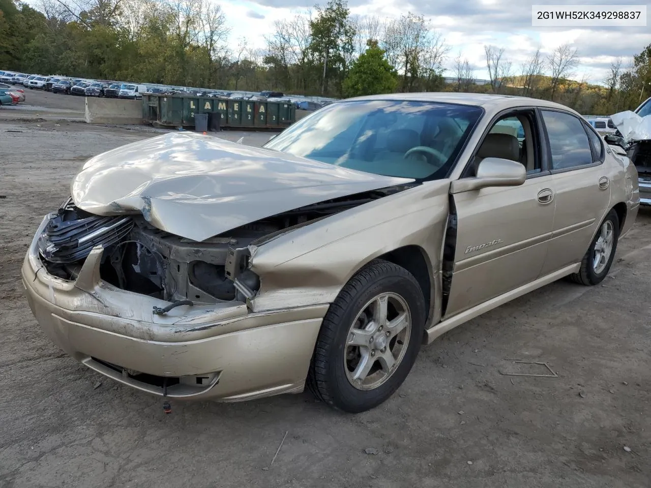 2004 Chevrolet Impala Ls VIN: 2G1WH52K349298837 Lot: 75405584