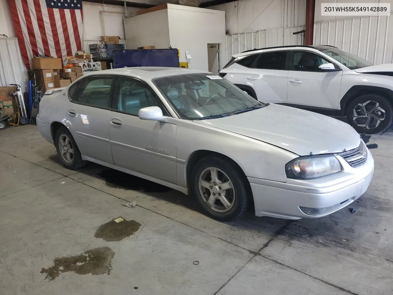 2G1WH55K549142889 2004 Chevrolet Impala Ls