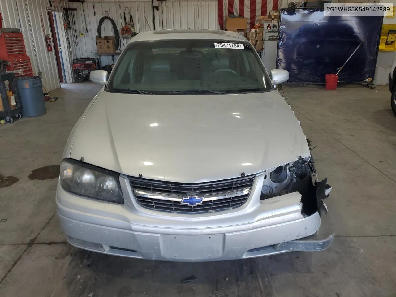 2G1WH55K549142889 2004 Chevrolet Impala Ls