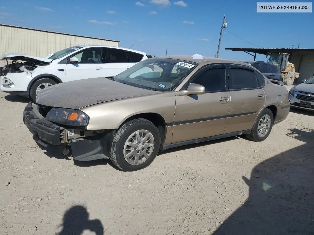 2004 Chevrolet Impala VIN: 2G1WF52EX49183085 Lot: 76016274