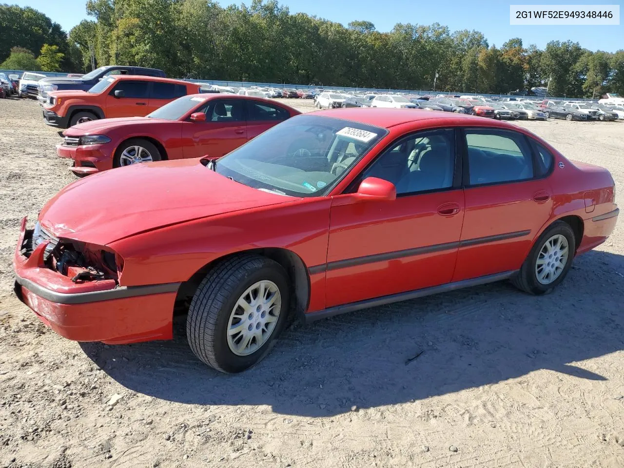 2004 Chevrolet Impala VIN: 2G1WF52E949348446 Lot: 76393684