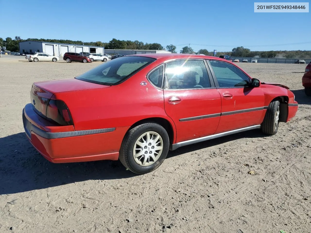 2004 Chevrolet Impala VIN: 2G1WF52E949348446 Lot: 76393684