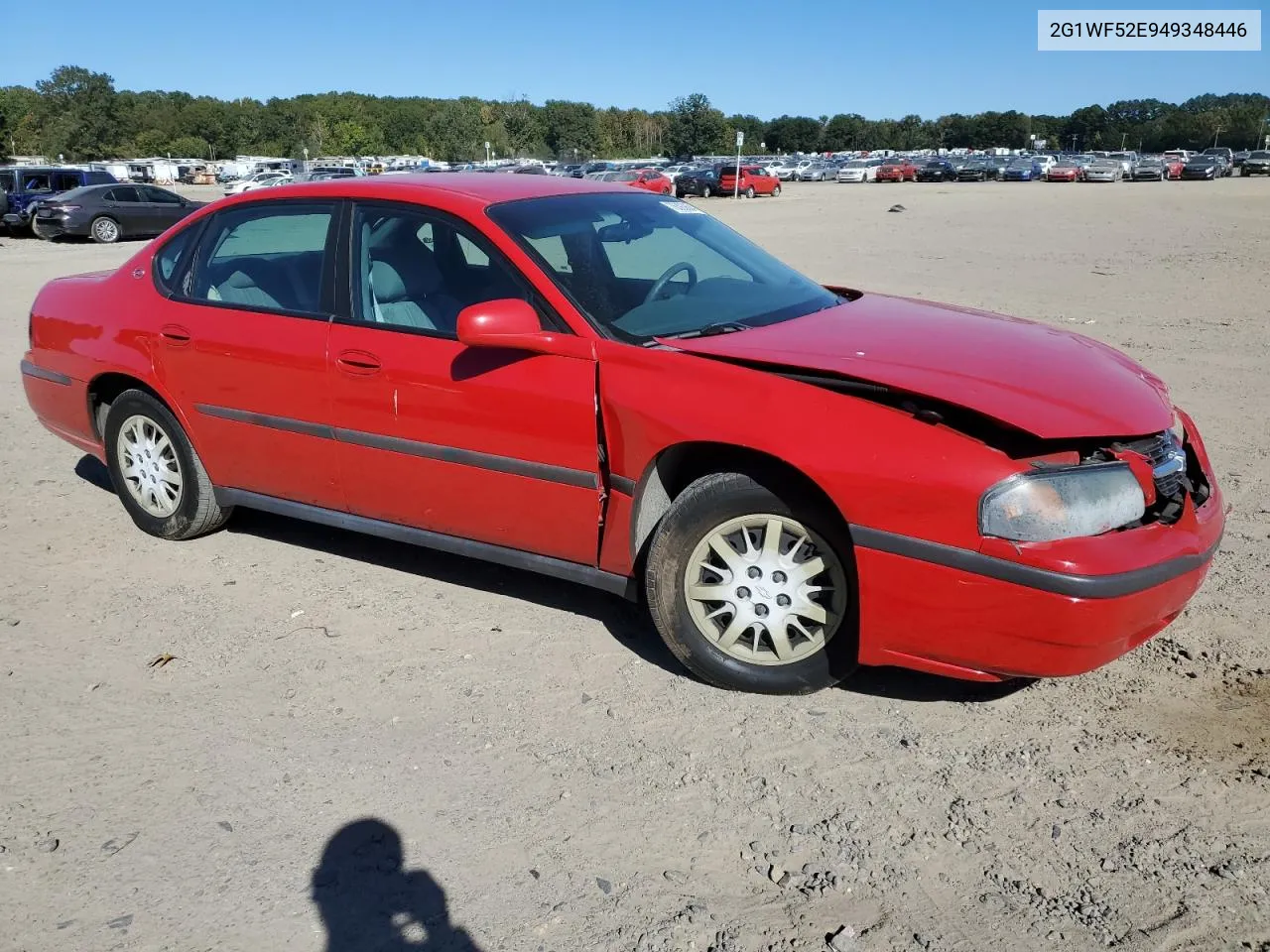 2004 Chevrolet Impala VIN: 2G1WF52E949348446 Lot: 76393684