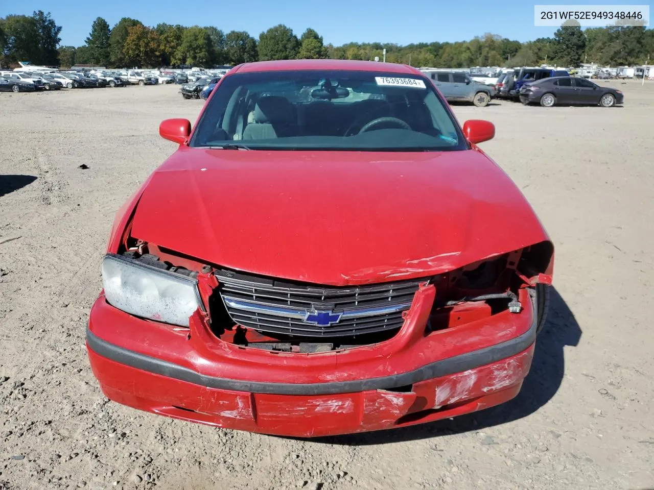 2004 Chevrolet Impala VIN: 2G1WF52E949348446 Lot: 76393684