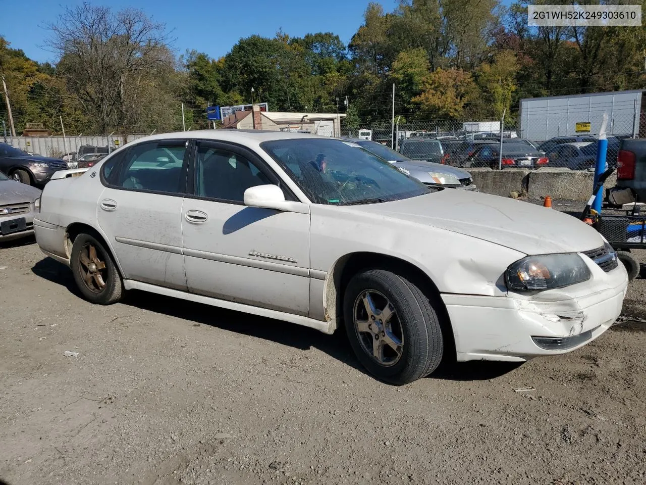 2G1WH52K249303610 2004 Chevrolet Impala Ls