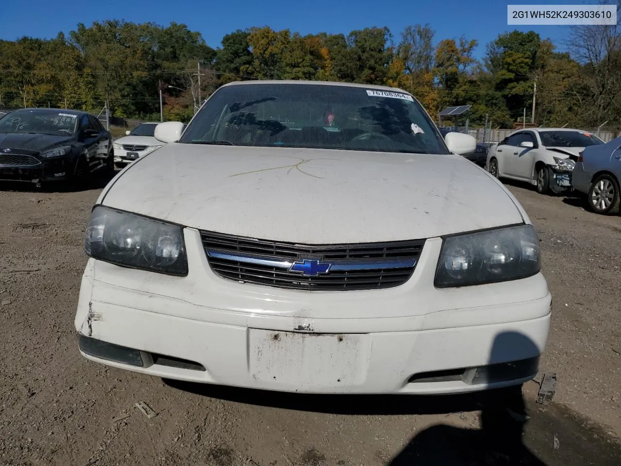 2004 Chevrolet Impala Ls VIN: 2G1WH52K249303610 Lot: 76708364