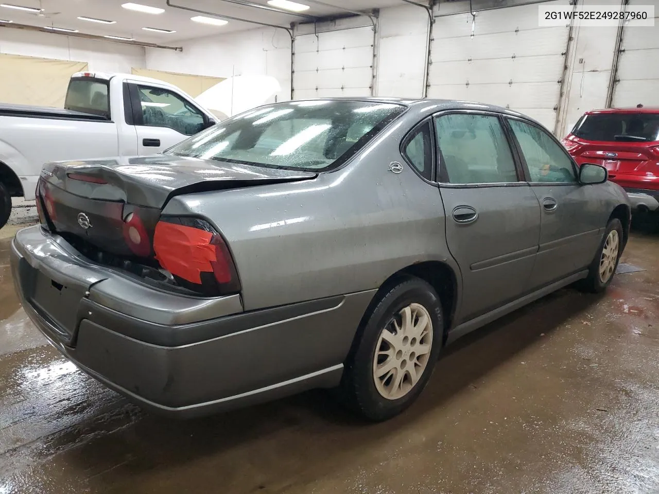 2004 Chevrolet Impala VIN: 2G1WF52E249287960 Lot: 77554854