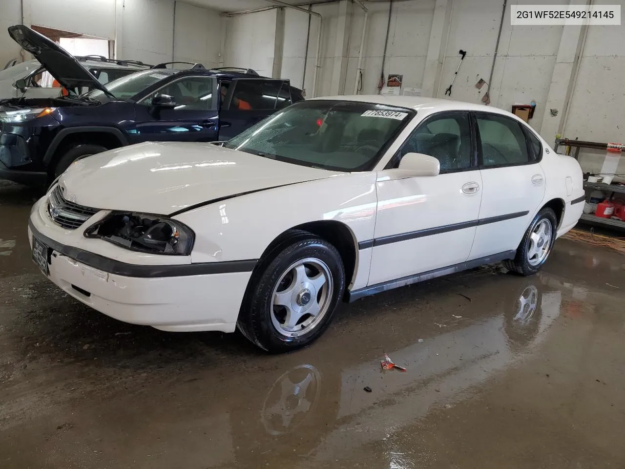 2004 Chevrolet Impala VIN: 2G1WF52E549214145 Lot: 77853974