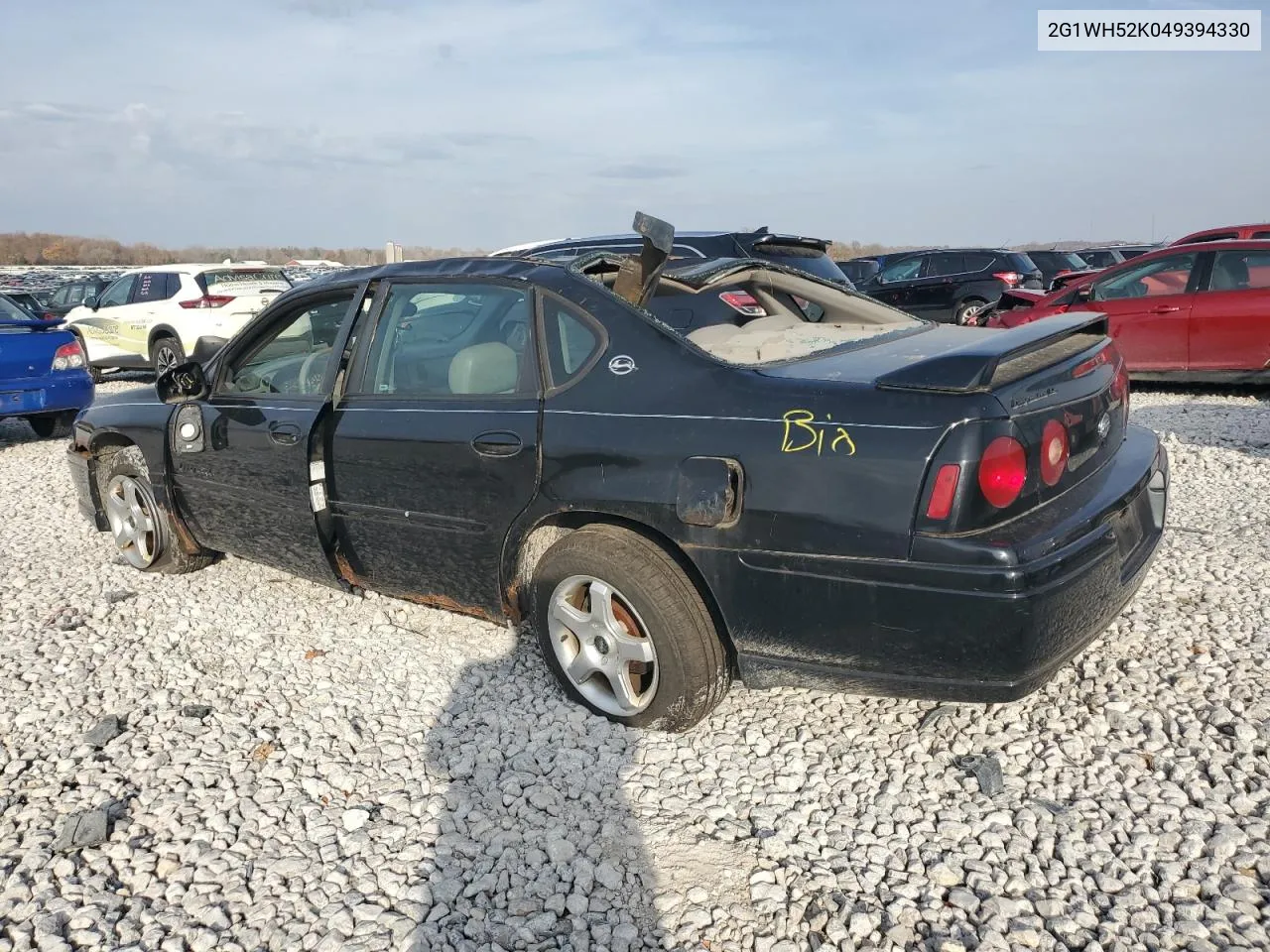 2004 Chevrolet Impala Ls VIN: 2G1WH52K049394330 Lot: 78166304