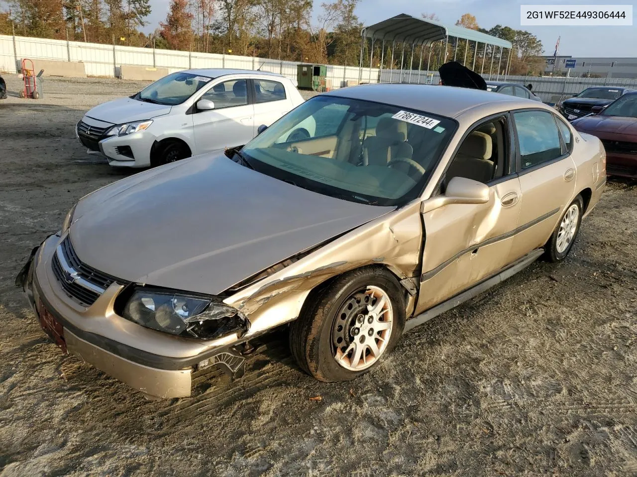 2004 Chevrolet Impala VIN: 2G1WF52E449306444 Lot: 78617244