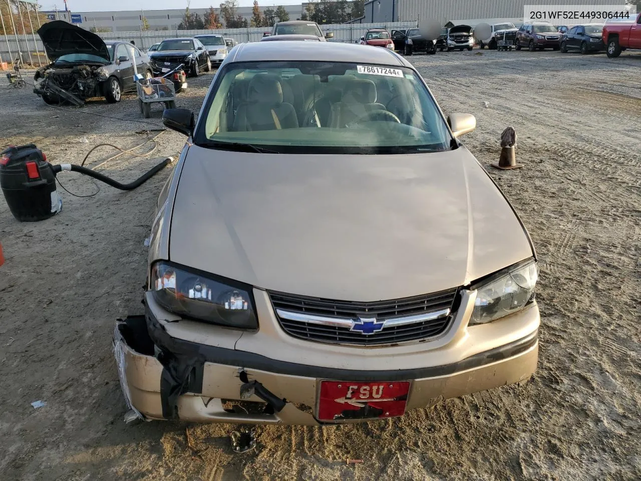 2004 Chevrolet Impala VIN: 2G1WF52E449306444 Lot: 78617244