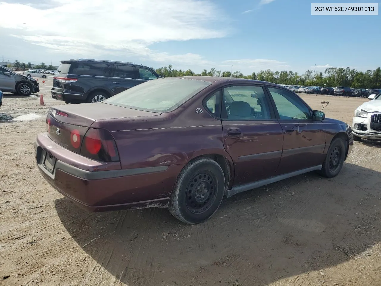 2004 Chevrolet Impala VIN: 2G1WF52E749301013 Lot: 79357744