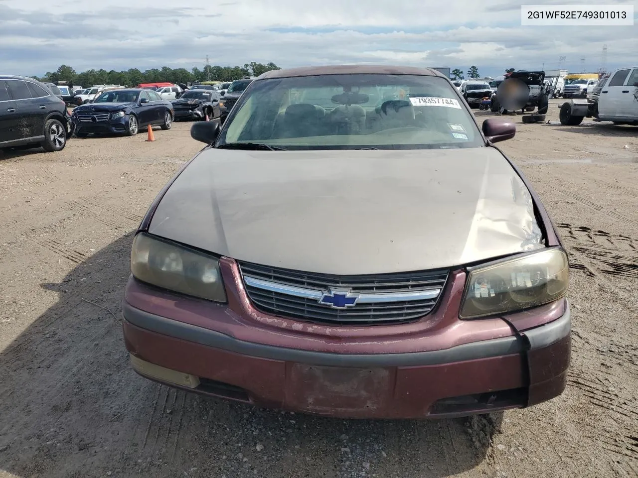 2004 Chevrolet Impala VIN: 2G1WF52E749301013 Lot: 79357744