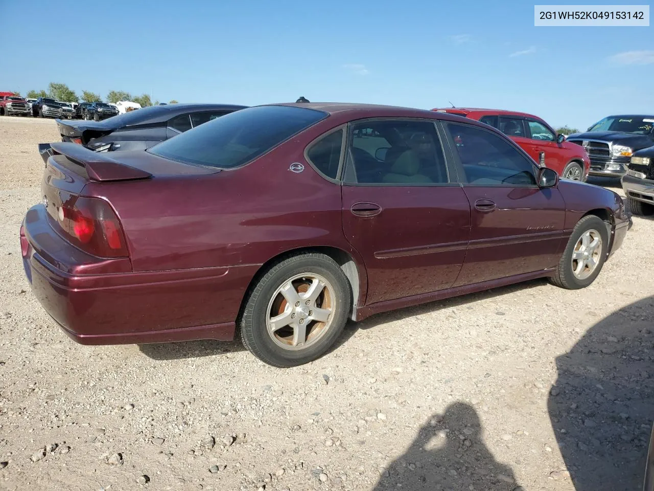 2004 Chevrolet Impala Ls VIN: 2G1WH52K049153142 Lot: 79697344