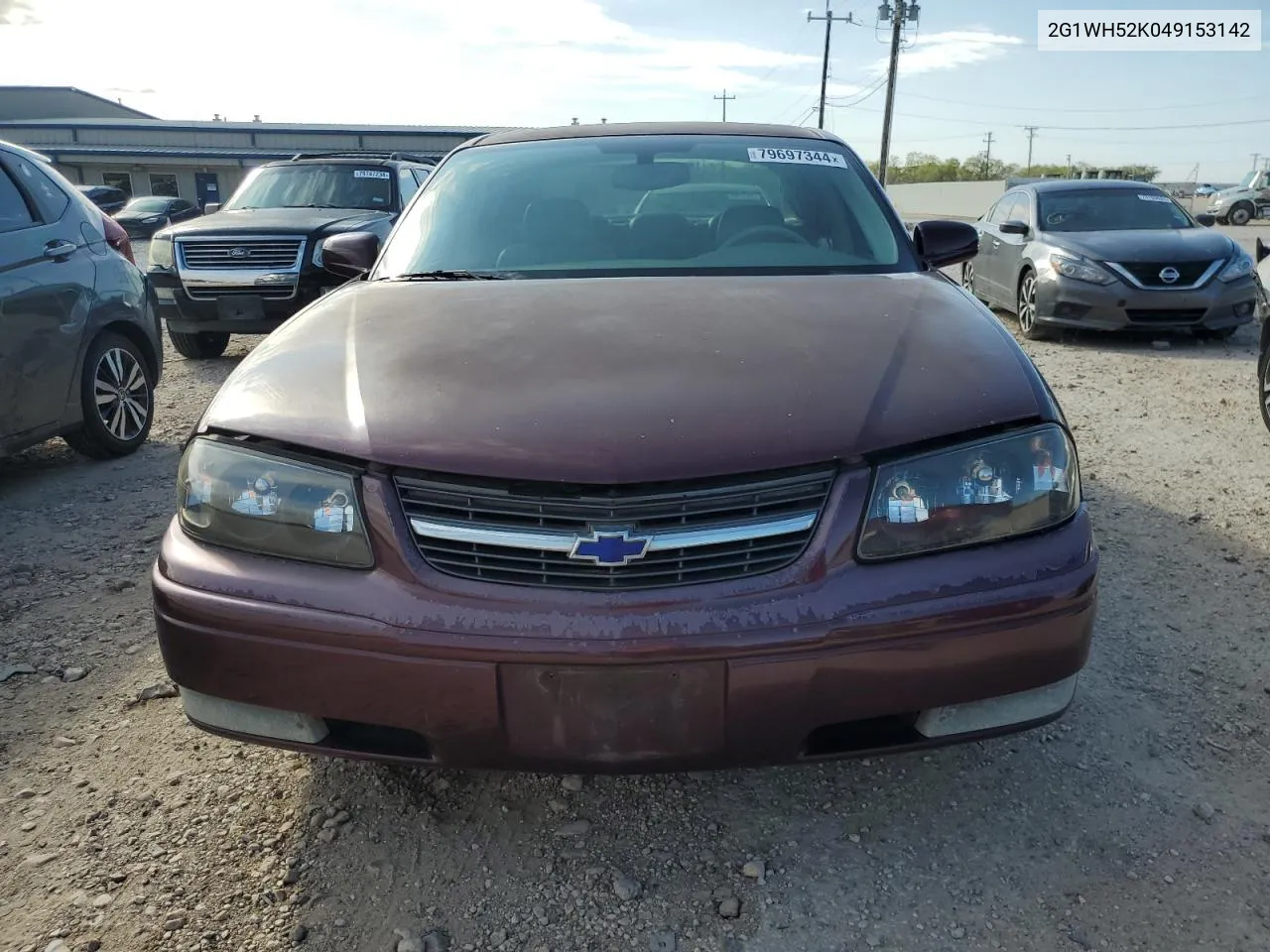 2004 Chevrolet Impala Ls VIN: 2G1WH52K049153142 Lot: 79697344