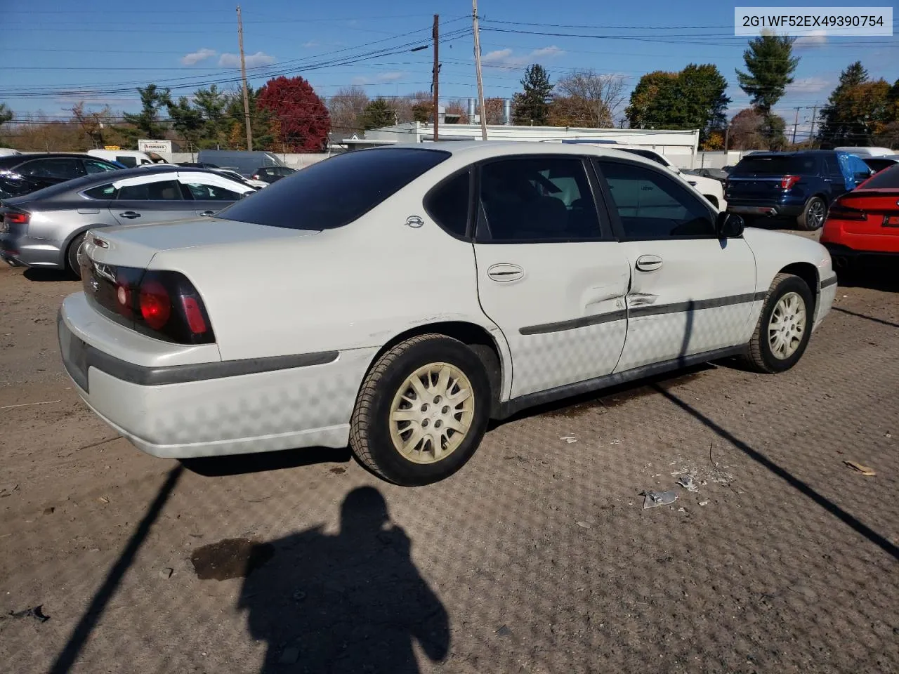 2004 Chevrolet Impala VIN: 2G1WF52EX49390754 Lot: 79818554