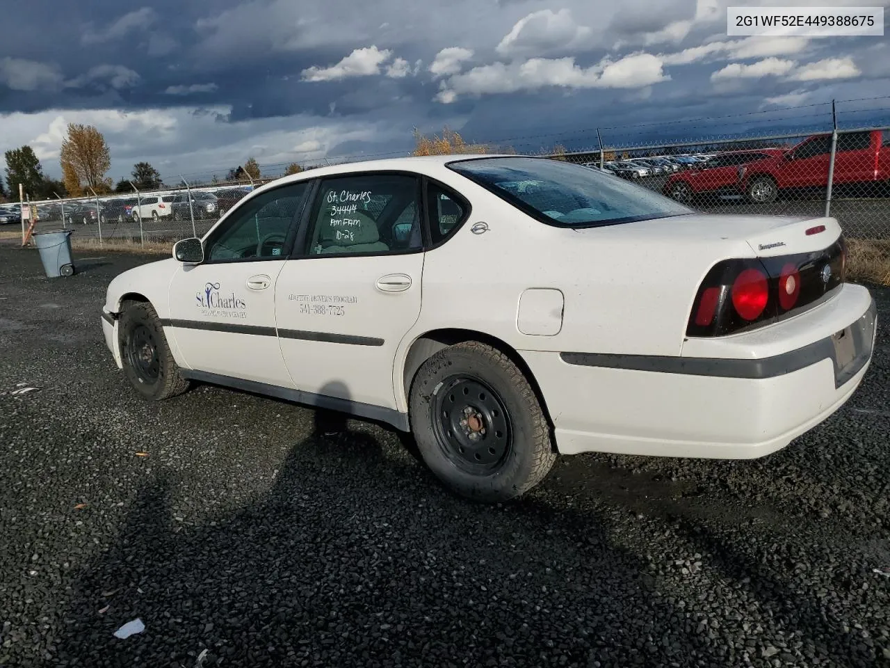 2004 Chevrolet Impala VIN: 2G1WF52E449388675 Lot: 79942214