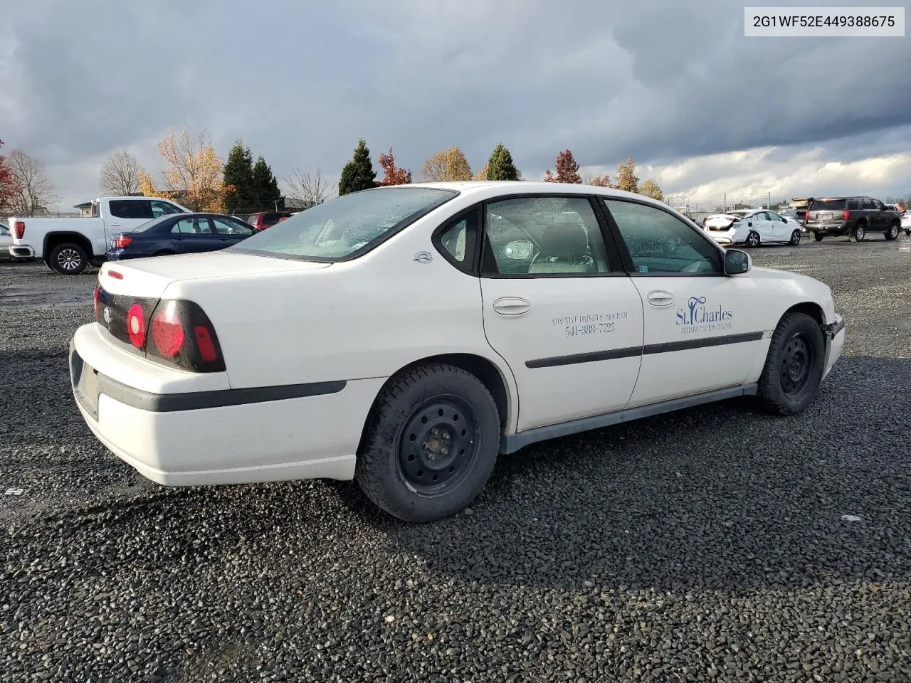 2004 Chevrolet Impala VIN: 2G1WF52E449388675 Lot: 79942214