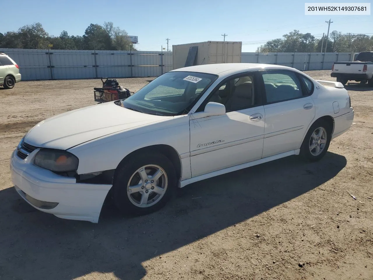 2004 Chevrolet Impala Ls VIN: 2G1WH52K149307681 Lot: 80526364