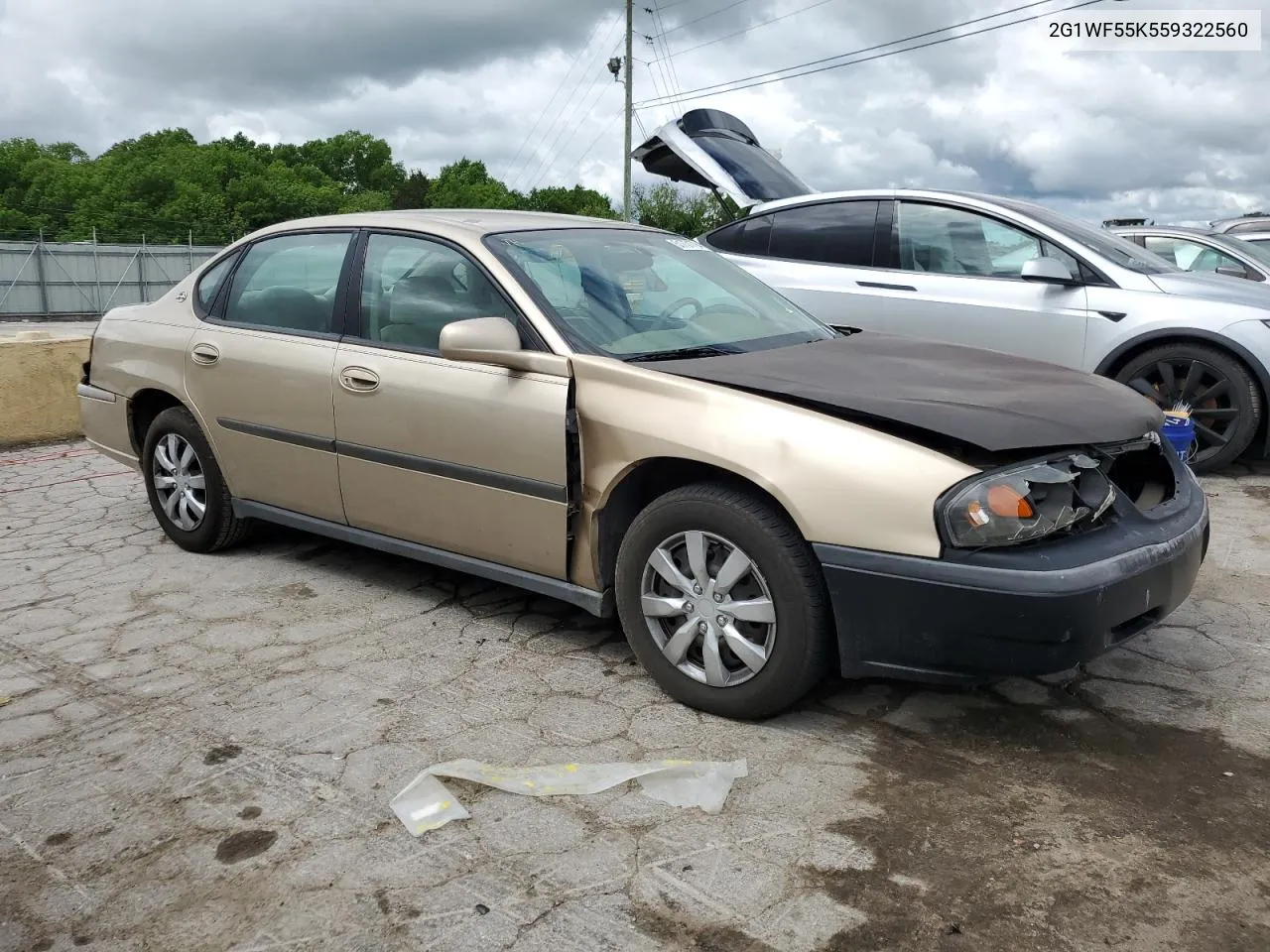 2005 Chevrolet Impala VIN: 2G1WF55K559322560 Lot: 51751794