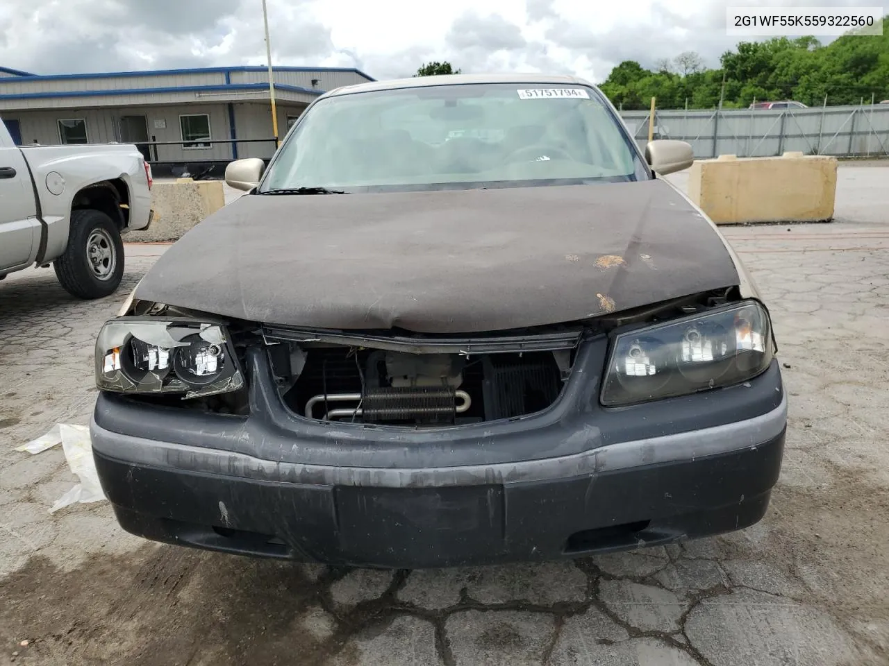 2005 Chevrolet Impala VIN: 2G1WF55K559322560 Lot: 51751794