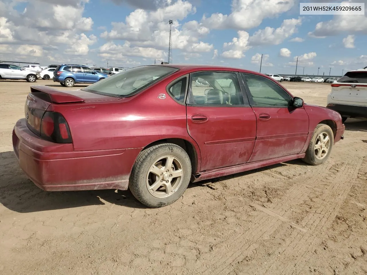 2005 Chevrolet Impala Ls VIN: 2G1WH52K459209665 Lot: 69829374