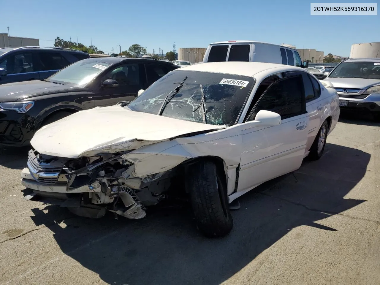 2005 Chevrolet Impala Ls VIN: 2G1WH52K559316370 Lot: 69836164