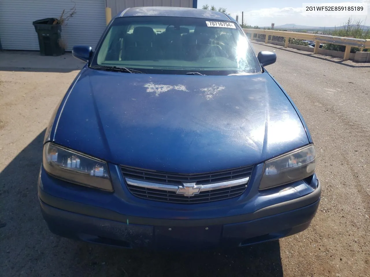 2G1WF52E859185189 2005 Chevrolet Impala