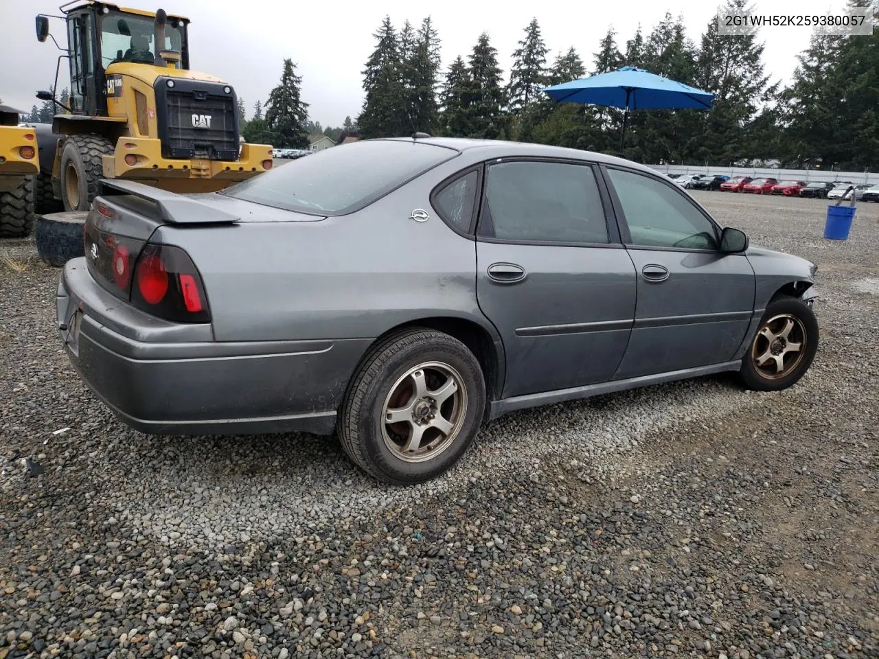 2005 Chevrolet Impala Ls VIN: 2G1WH52K259380057 Lot: 72251174