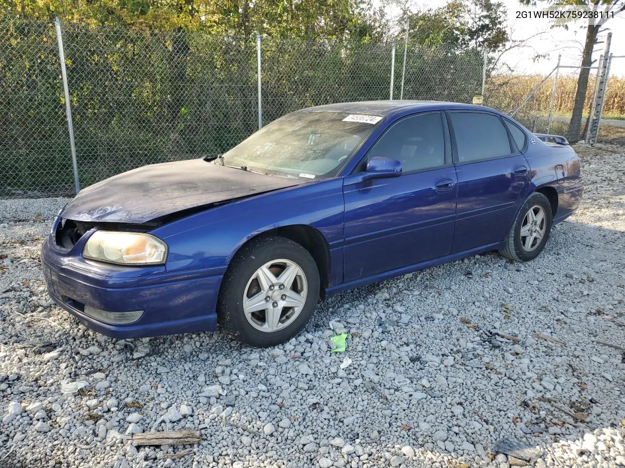 2005 Chevrolet Impala Ls VIN: 2G1WH52K759238111 Lot: 74536724