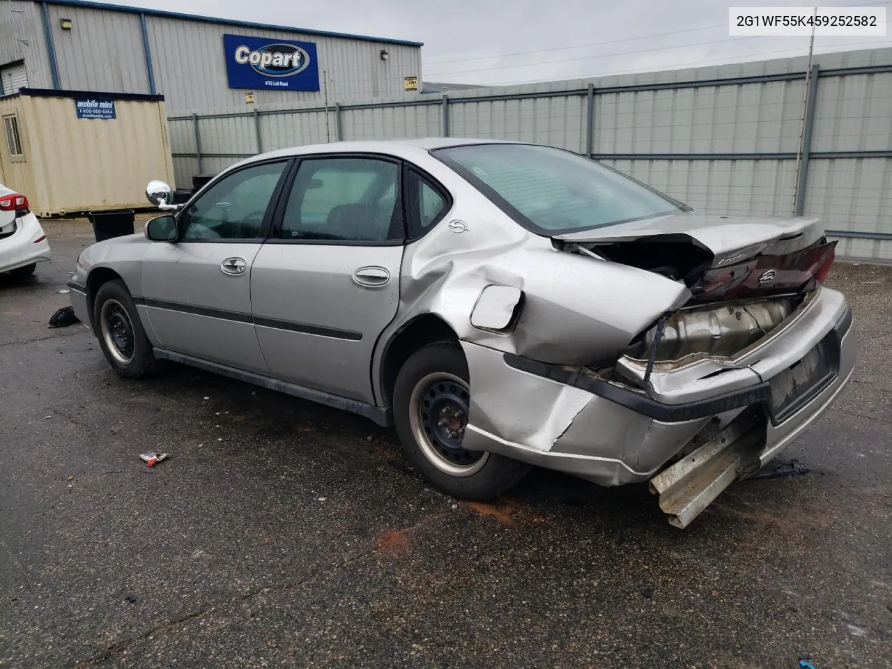 2005 Chevrolet Impala VIN: 2G1WF55K459252582 Lot: 74618284