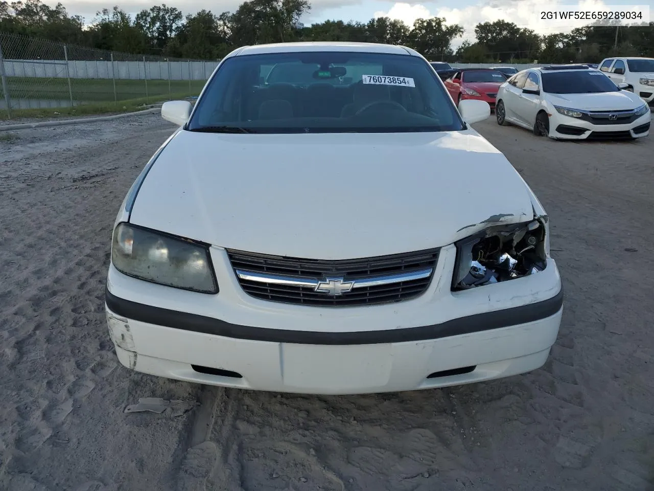 2005 Chevrolet Impala VIN: 2G1WF52E659289034 Lot: 76073854