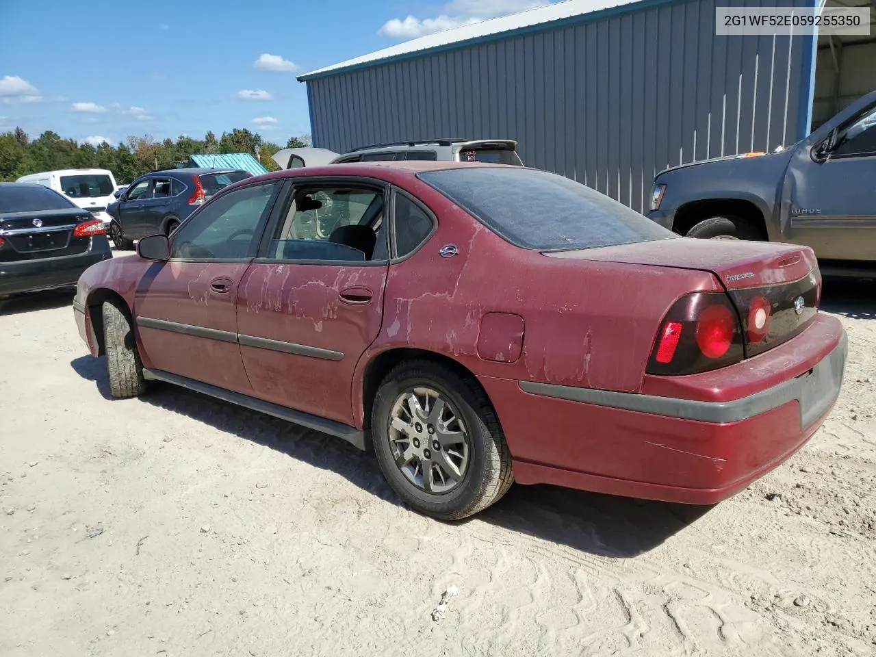 2005 Chevrolet Impala VIN: 2G1WF52E059255350 Lot: 77526694