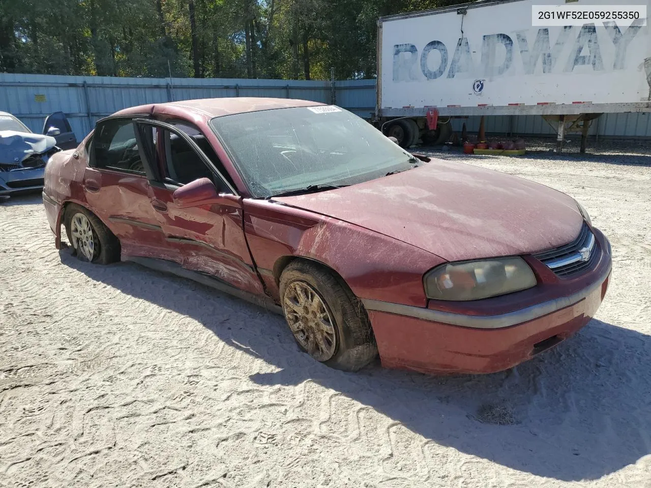 2005 Chevrolet Impala VIN: 2G1WF52E059255350 Lot: 77526694