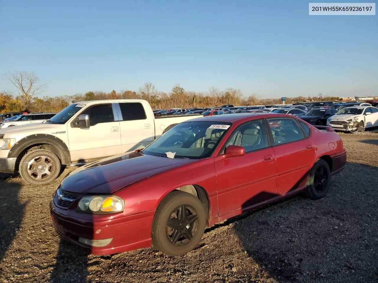 2005 Chevrolet Impala Ls VIN: 2G1WH55K659236197 Lot: 78194794