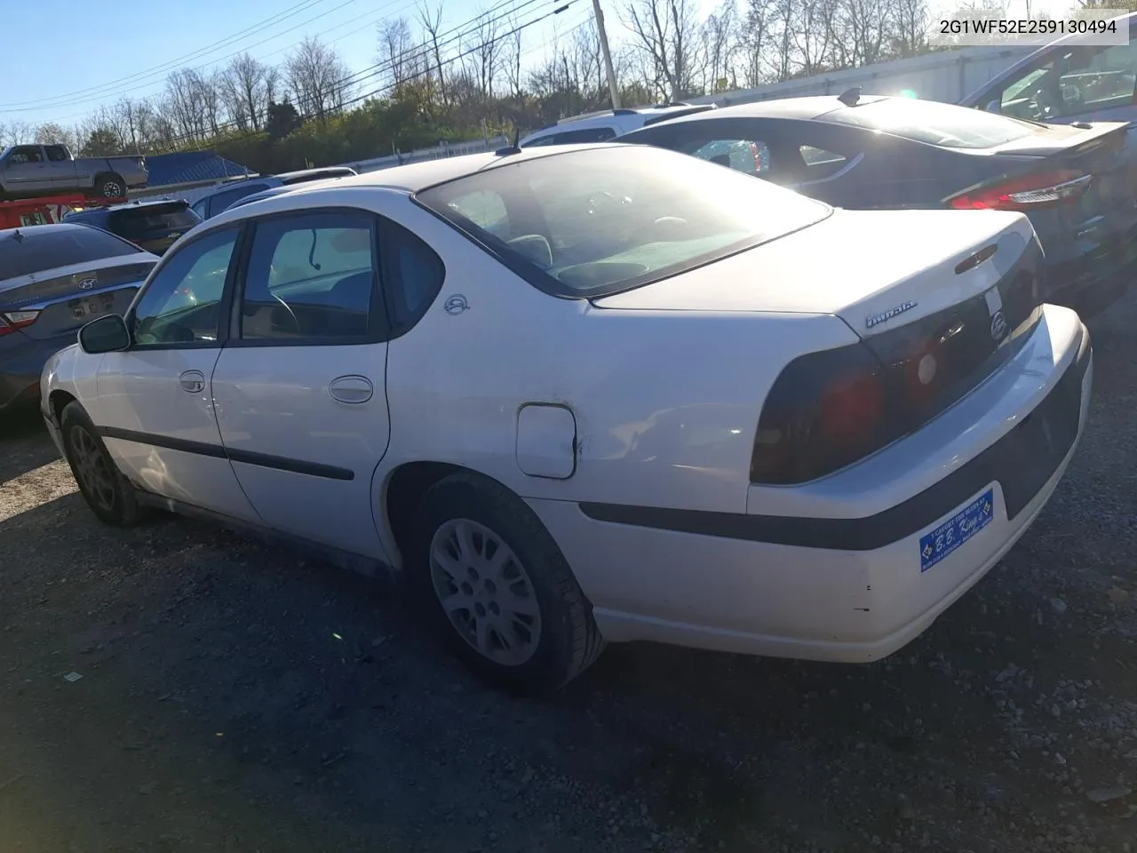 2005 Chevrolet Impala VIN: 2G1WF52E259130494 Lot: 78259984