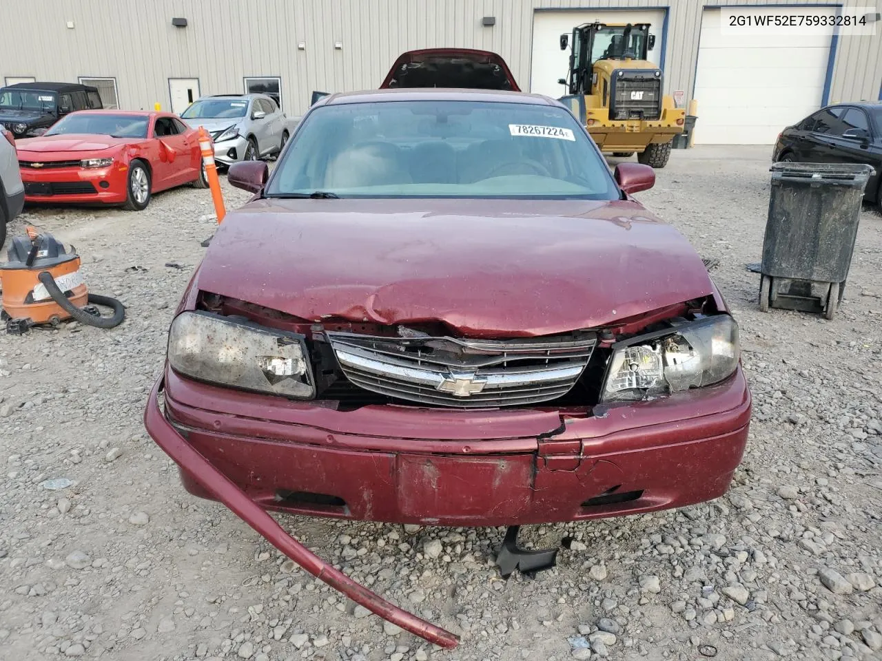 2005 Chevrolet Impala VIN: 2G1WF52E759332814 Lot: 78267224