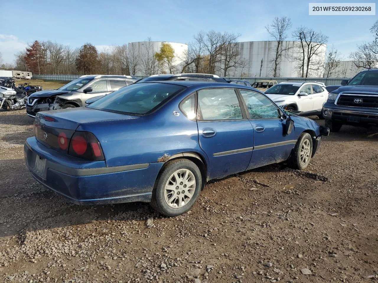 2005 Chevrolet Impala VIN: 2G1WF52E059230268 Lot: 78665464