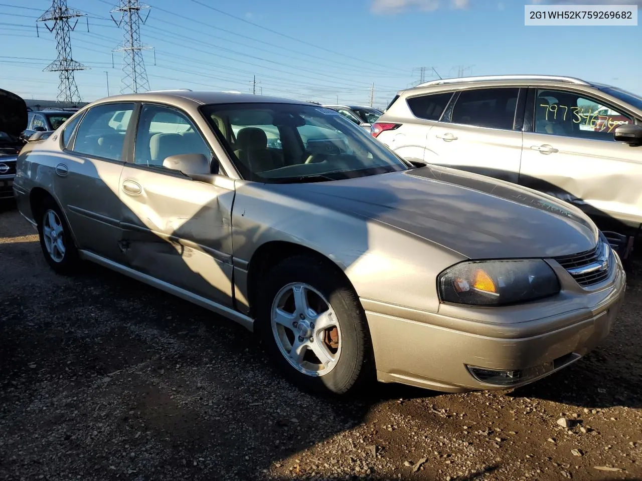 2005 Chevrolet Impala Ls VIN: 2G1WH52K759269682 Lot: 80043514