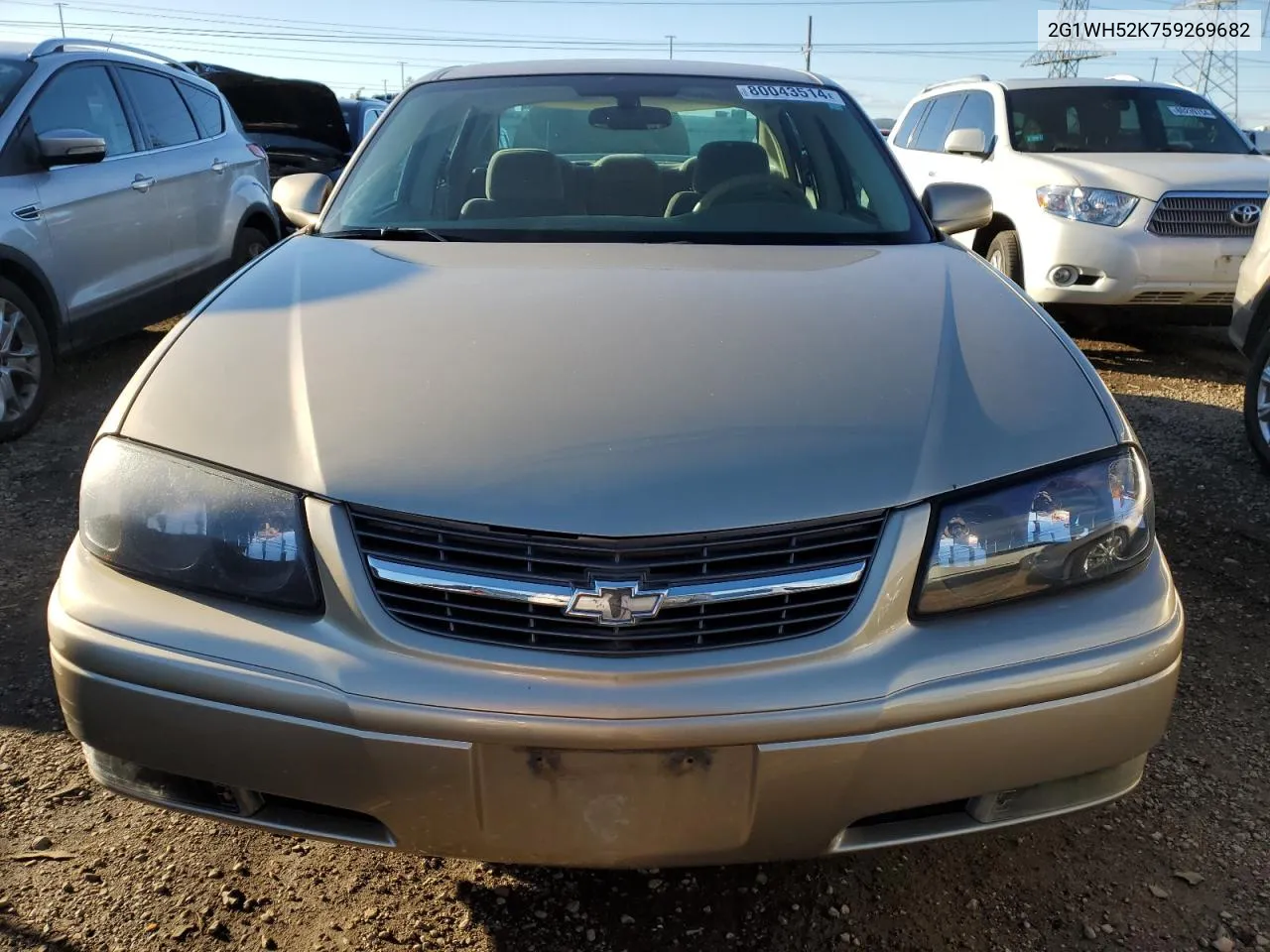 2005 Chevrolet Impala Ls VIN: 2G1WH52K759269682 Lot: 80043514